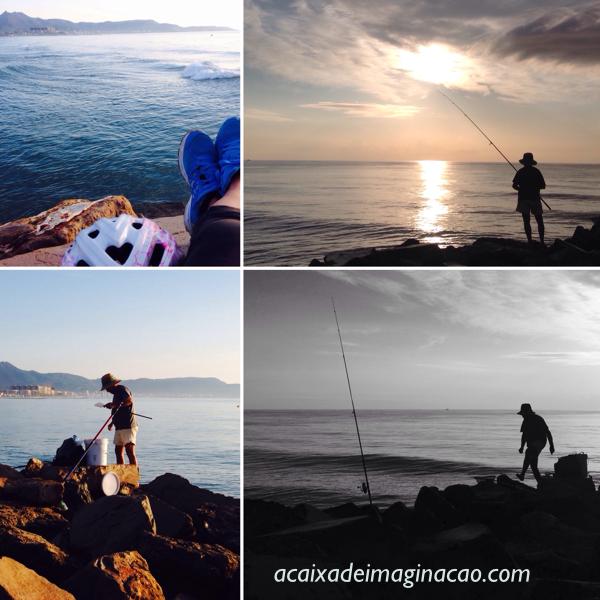 nacer del sol mediterráneo