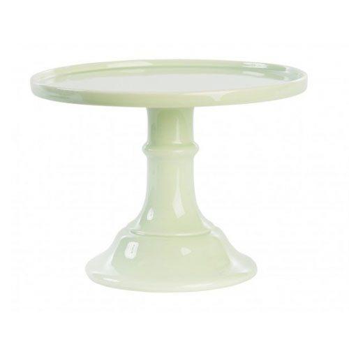 Cake Stand De Cerámica Verde Menta