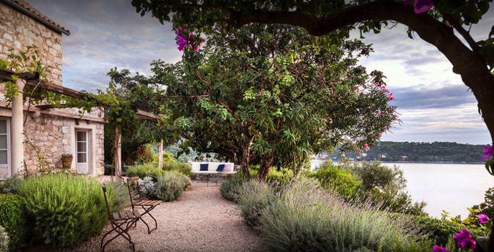 jardin rural con plantas locales