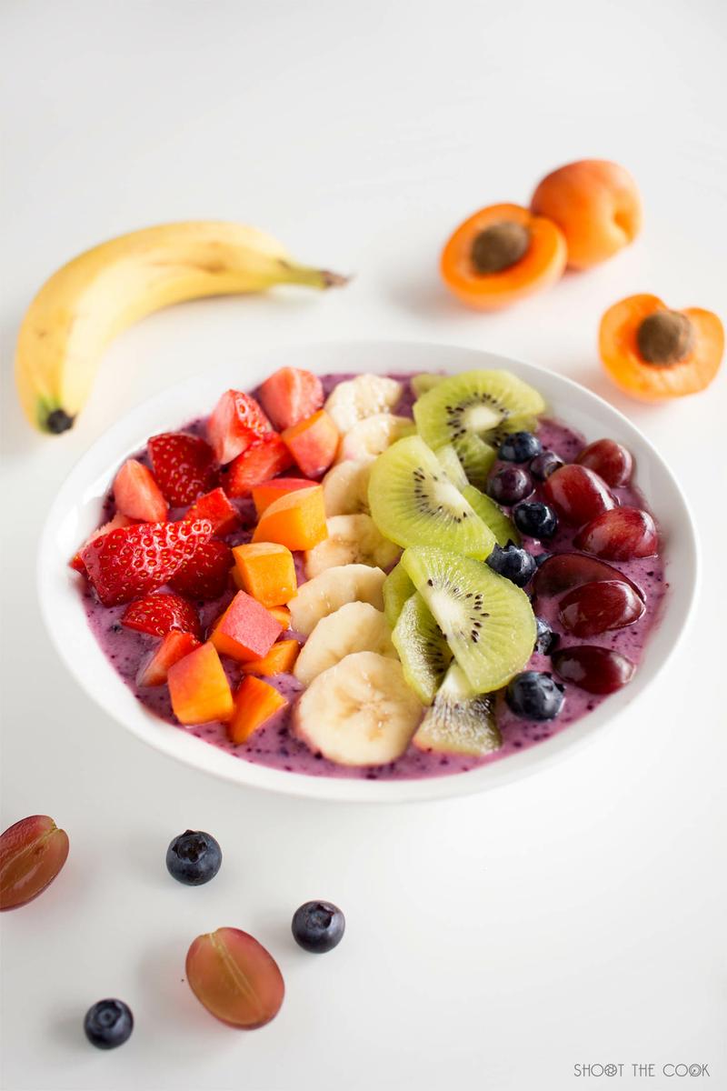 batido frutos rojos receta
