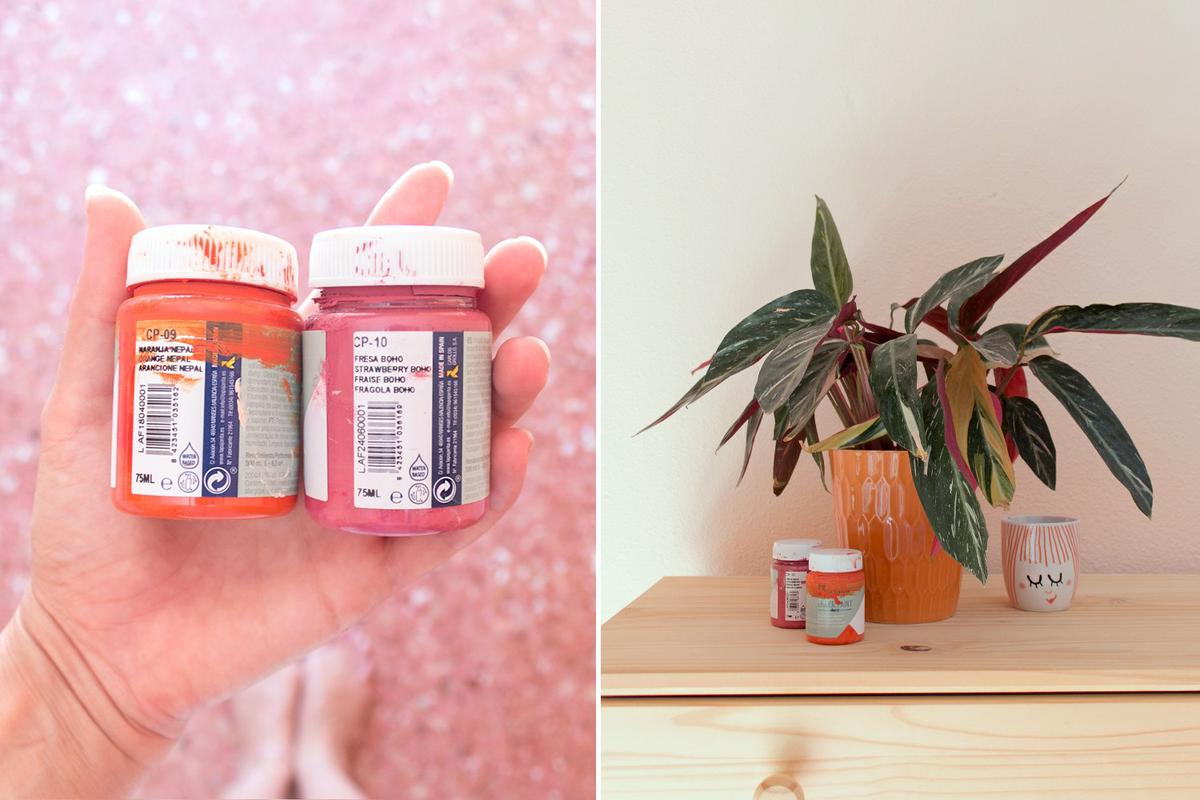 Cómo usar chalk paint para la pared, visto en "I am a Mess Blog"