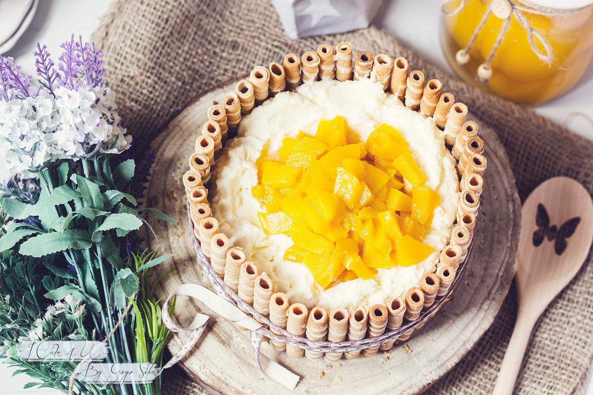 Charlota de melocoton