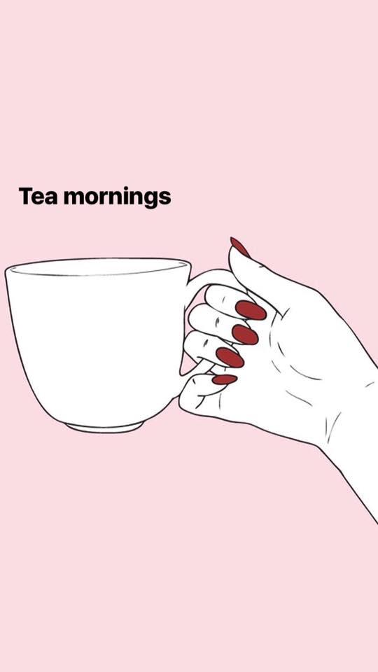 wallpaper tea mornings