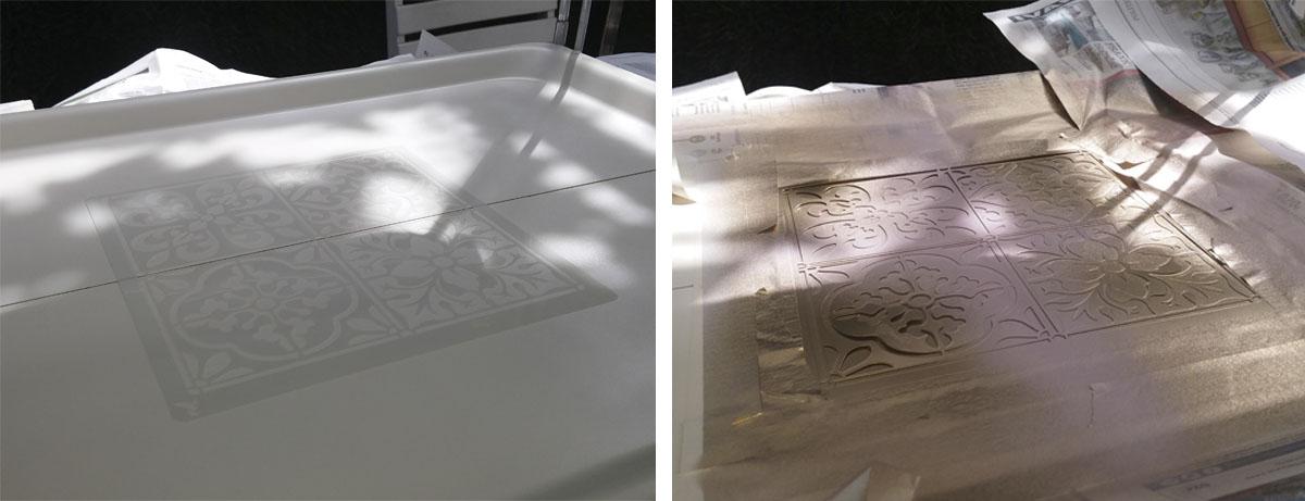 Decoración lowcost. Diy bandeja con ruedas