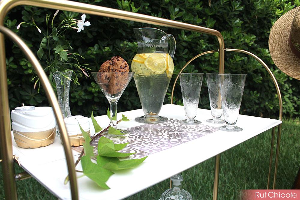 Decoración lowcost. Diy bandeja con ruedas