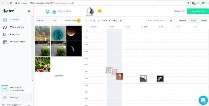 app para programar en instagram