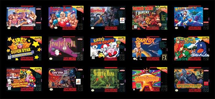 imagen juegos SNES Classic
