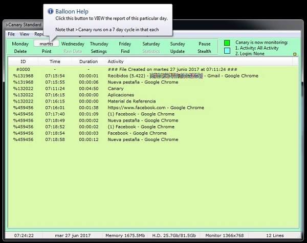 saber qué páginas webs se han abierto
