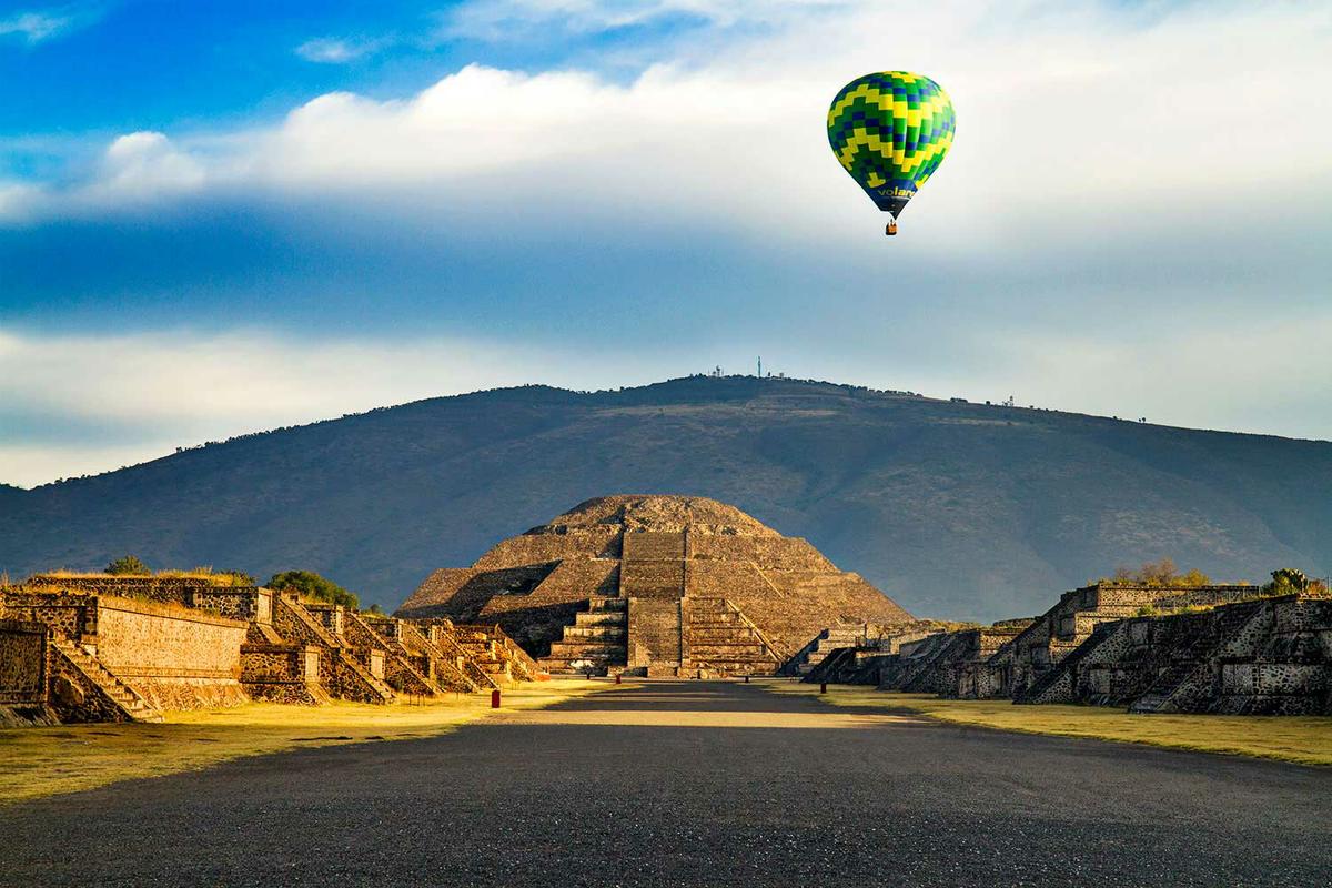 Globo en Teotihuacán