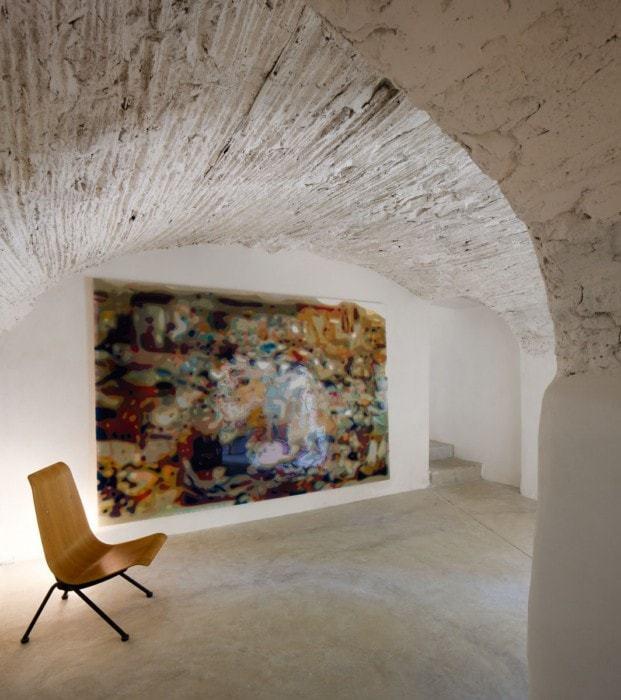 techos abovedados para destacar la galeria de arte