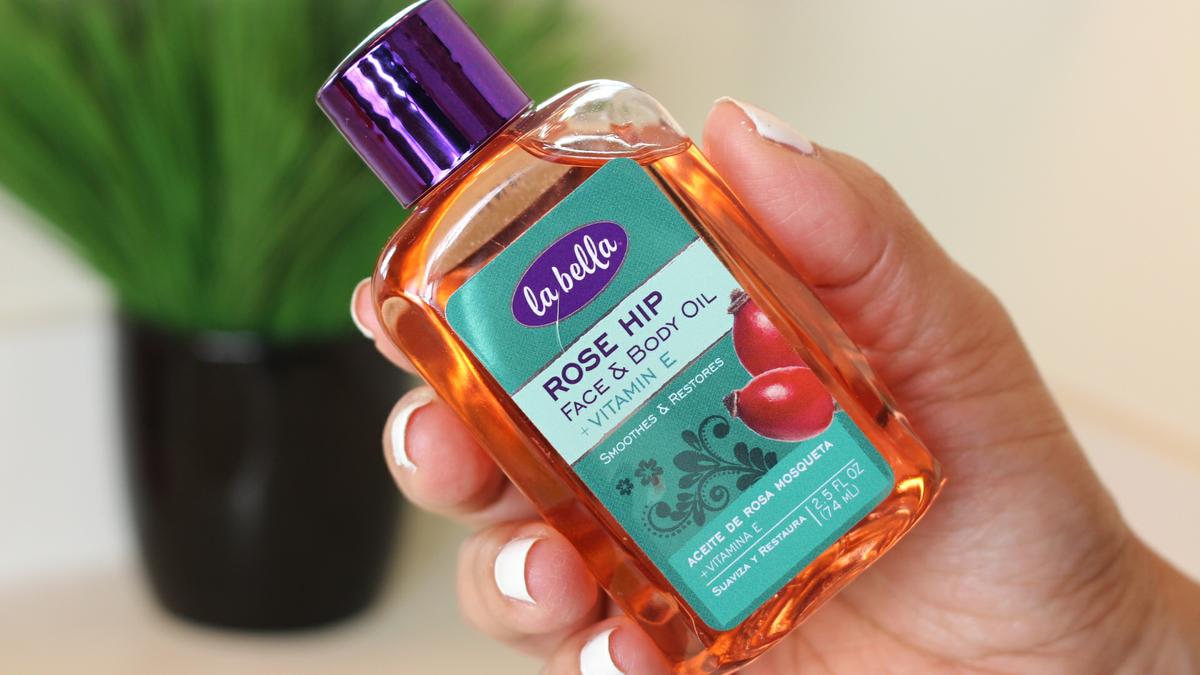 La Bella Rose Hip Face & Body Oil with vitamine E