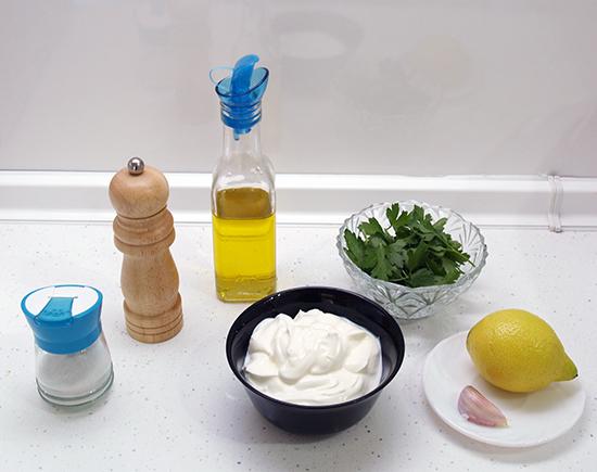 Salsa de yogur fácil y rápida