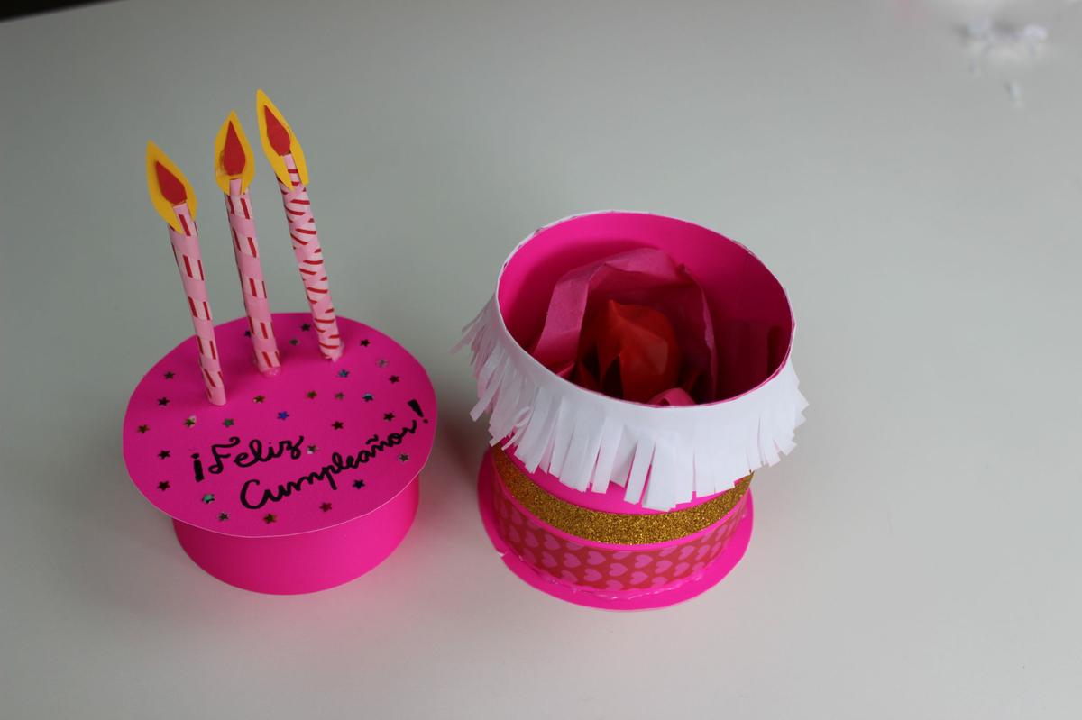 como hacer una caja sorpresa de cumpleaños