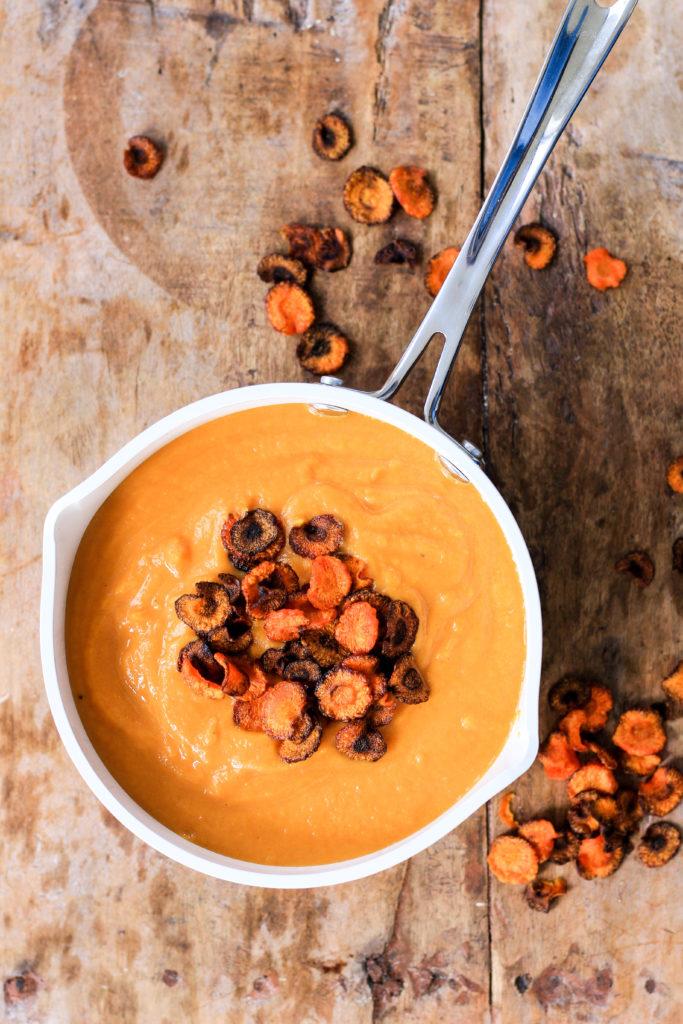 receta de crema de zanahoria sin crema