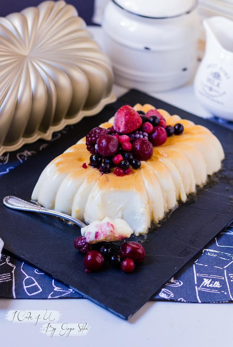 Flan de queso mascarpone sin horno Cocina Flan de queso mascarpone sin horno Cocina