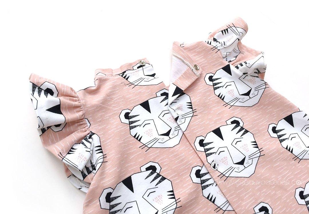 Vestido de bebé - Patrón y tutorial DIY