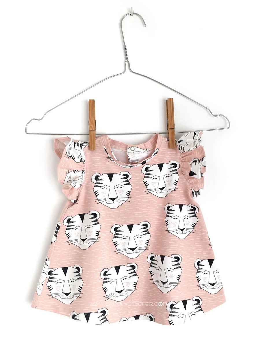 Vestido de bebé - Patrón y tutorial DIY