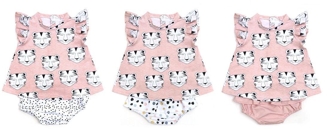 Vestido de bebé - Patrón y tutorial DIY