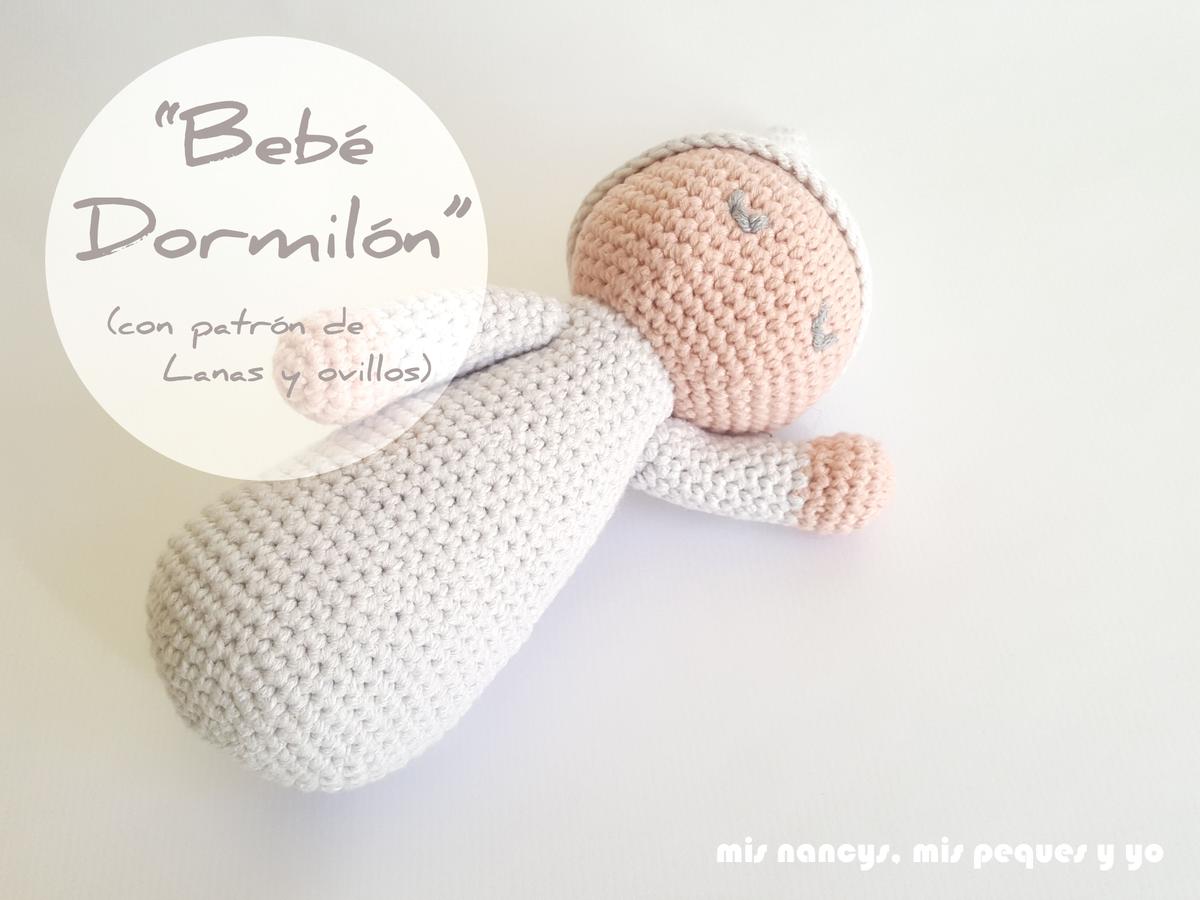 mis nancys, mis peques y yo, bebé dormilón amigurumi