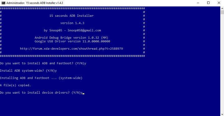 guía de instalación de drivers ADB para Windows descarga de controladores para detectar dispositivo Android en PC tutorial y enlaces actualizados