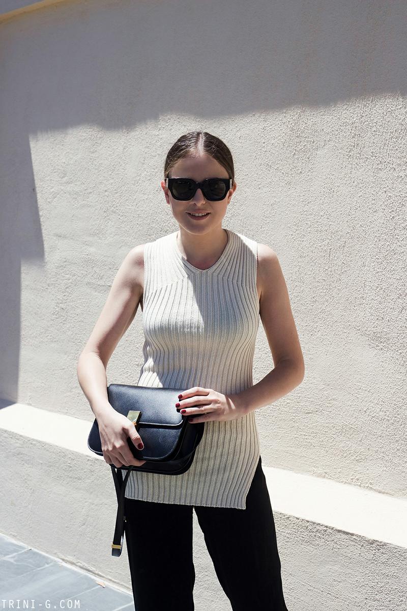 Trini | Céline top Reformation trousers