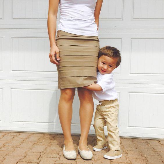 Outfits en conjunto mama e hijo ¡Te van a encantar!