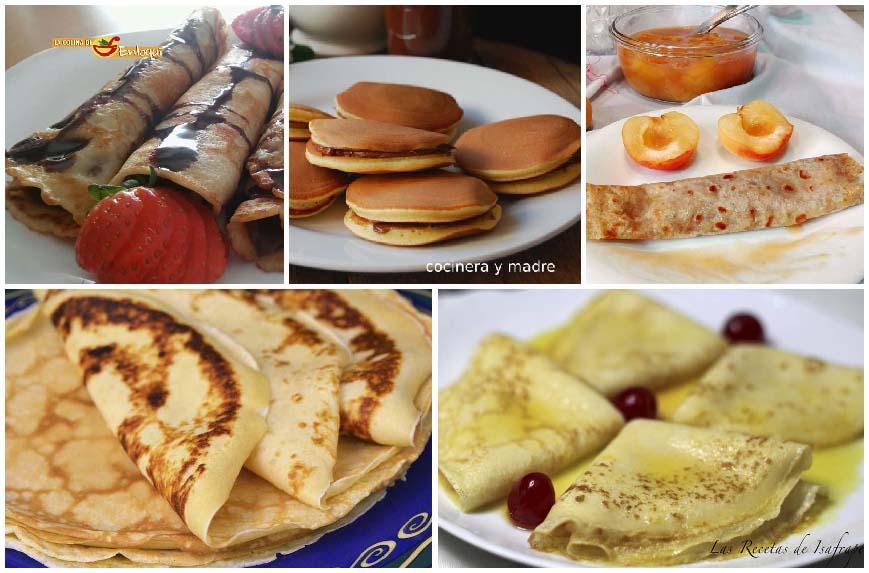 Recetas de crepes y tortitas sencillas