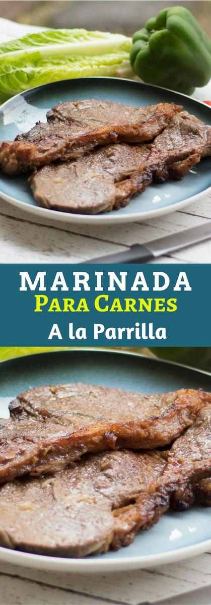 Marinada para Carnes a la Parrilla. Una forma de ablandar cortes de carne de menor calidad.