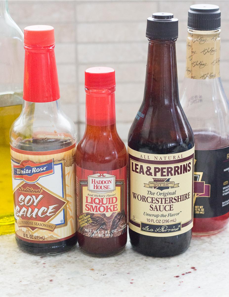 Ingredientes para marinada para carnes