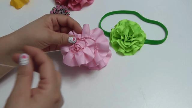 Adornos para vestidos con flores de listón