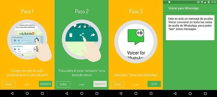 Whatsapp convertir mensajes o notas de voz en texto escrito