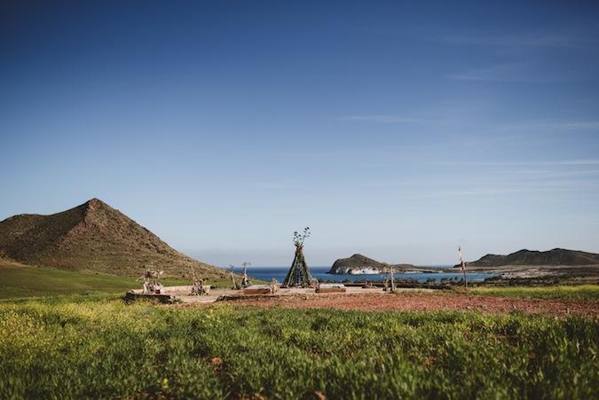 Una boda boho tropical