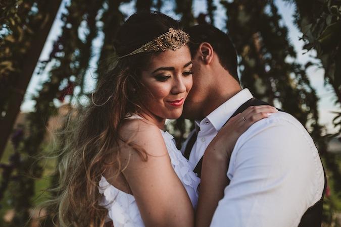 Una boda boho tropical