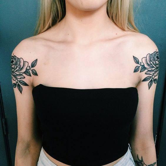Tatuajes de rosas para mujer