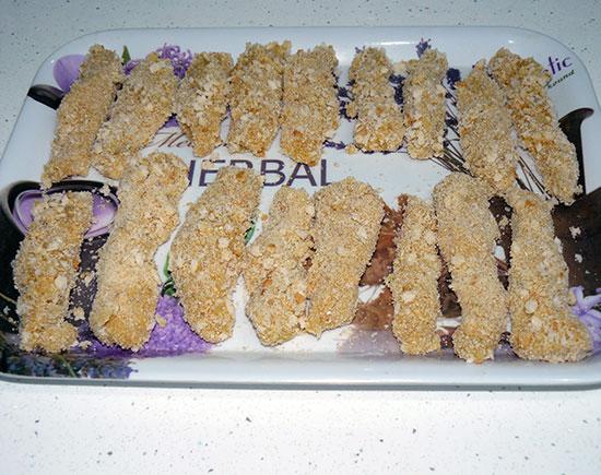 Fingers de pollo caseros