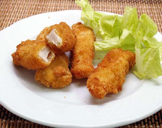 Fingers de pollo caseros