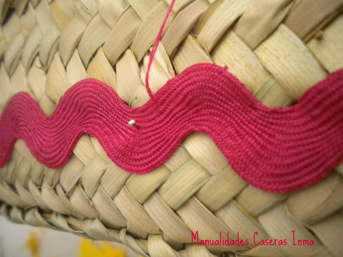 Manualidades Caseras Inma_ Cesta de palma_ como coser la piconela