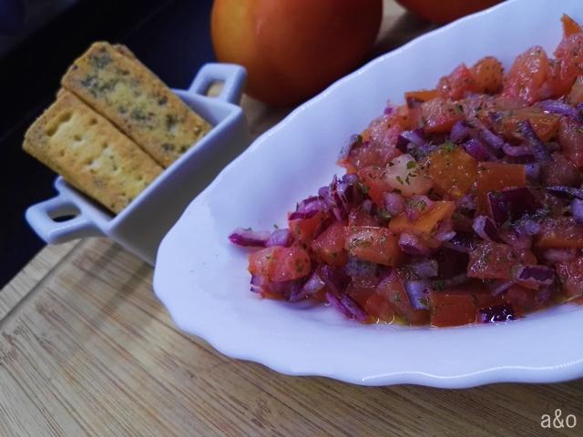 Ensalada de tomate marroquí.