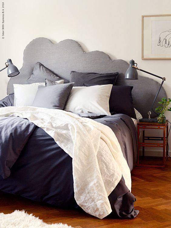 cabecero con nube diy