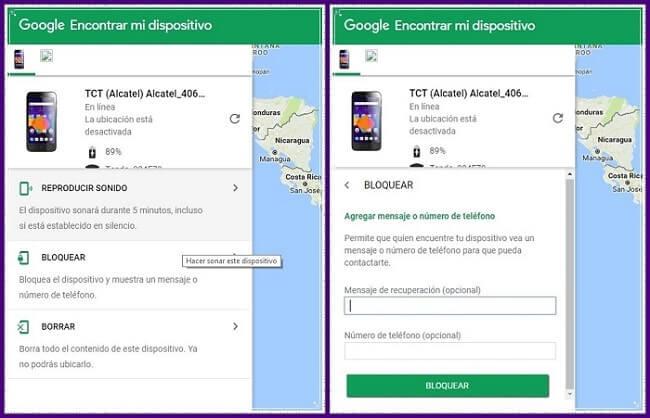 Desbloquea tu dispositivo Android utilizando el Administrador de Dispositivos Android