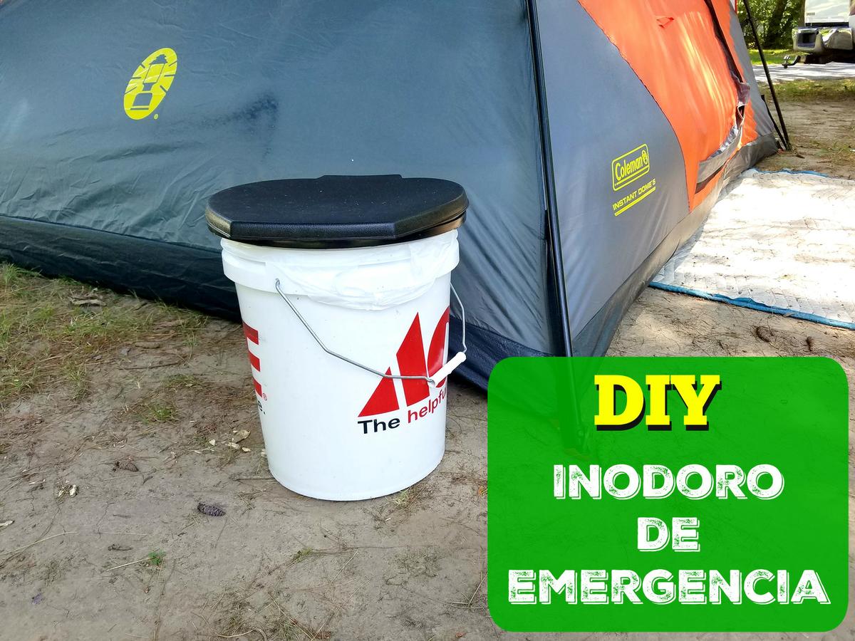DIY Como hacer un inodoro de Emergencia. Camping viajes largos