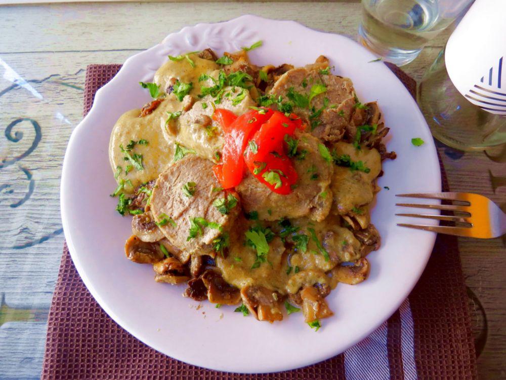 Maribel - Solomillo en salsa de yogur