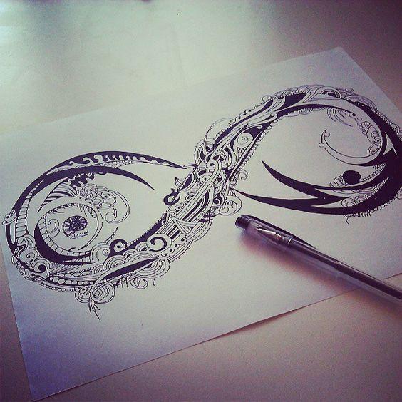 diseño infinito tattoo