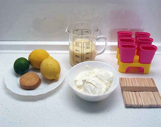 Polos cheesecake de lima limón