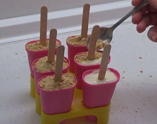 Polos cheesecake de lima limón