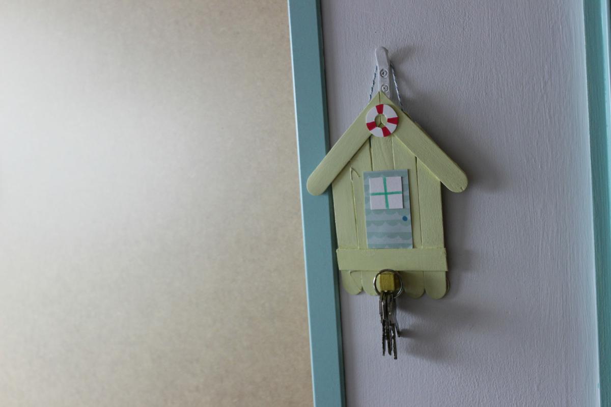 manualidad con palito de helado facil