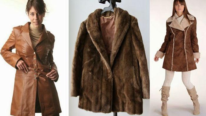abrigos largos de piel
