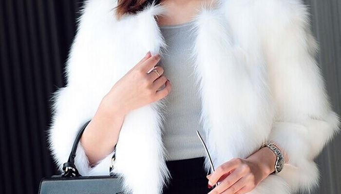 chaquetas de piel blanca