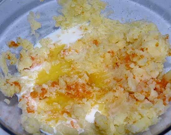 Hamburguesas de patata y cebolla