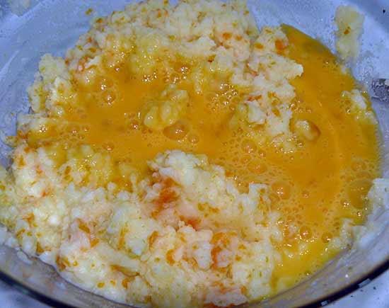 Hamburguesas de patata y cebolla